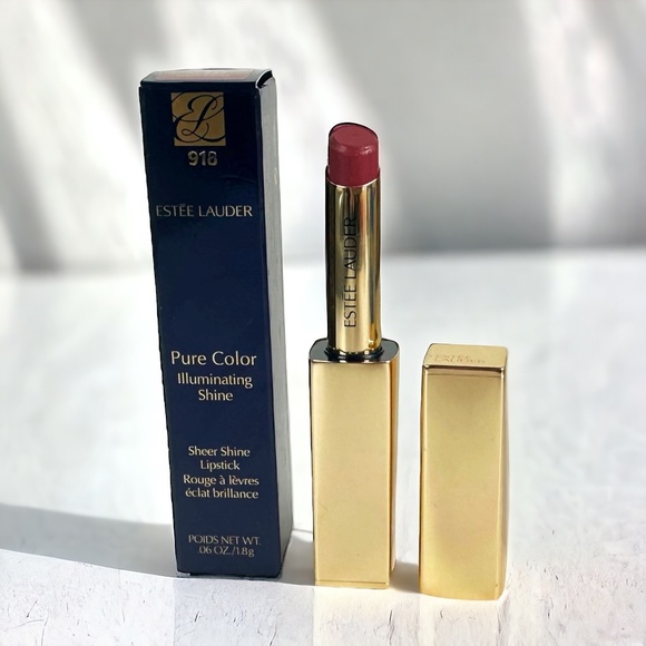 Estee Lauder Pure Color Illuminating Shine 918 PAMPERED Sheer Shine Lipstick NIB - Picture 1 of 16